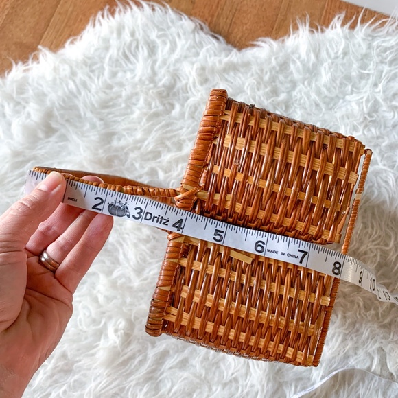 Boho Silverware Picnic Utensil Divided Basket - Picture 8 of 8